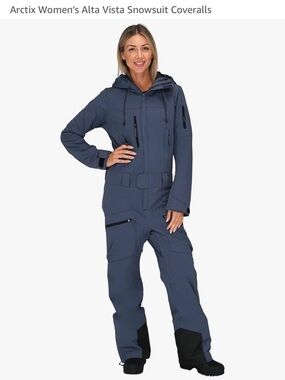 Arctix Women's Slate Blue One-Piece Snowsuit